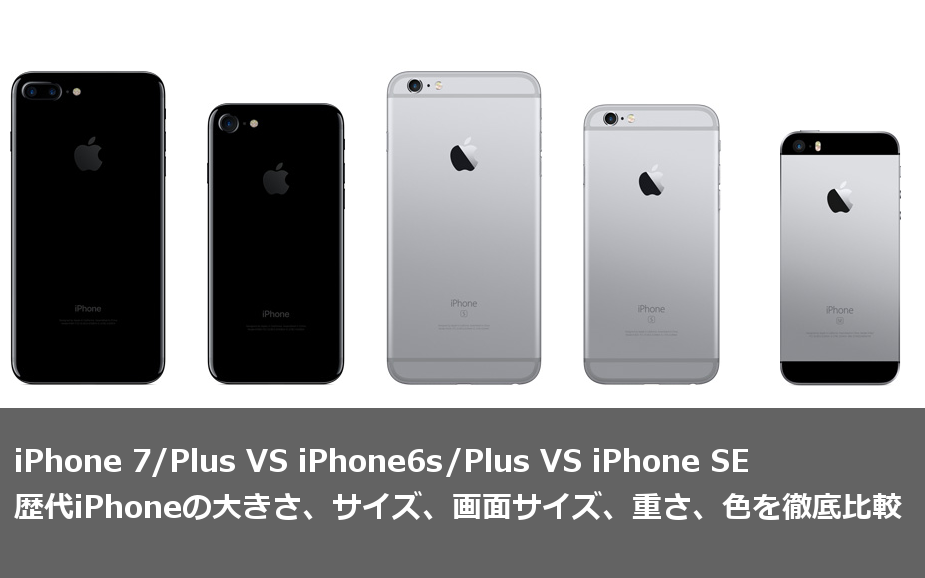 歴代iphoneのスペック比較 重さ 大きさ 色 画面サイズ Os 発売日